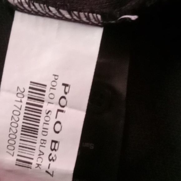 NWOT Maczoo POLO SOLID BlACK - Picture 9 of 9